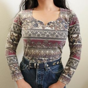 Beautiful Vintage paisley top
